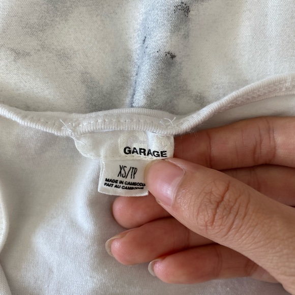 Garage White Halter Top - Picture 4 of 5